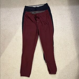 Weatherproof Vintage Men’s slim small Maroon and Dark Blue Joggers